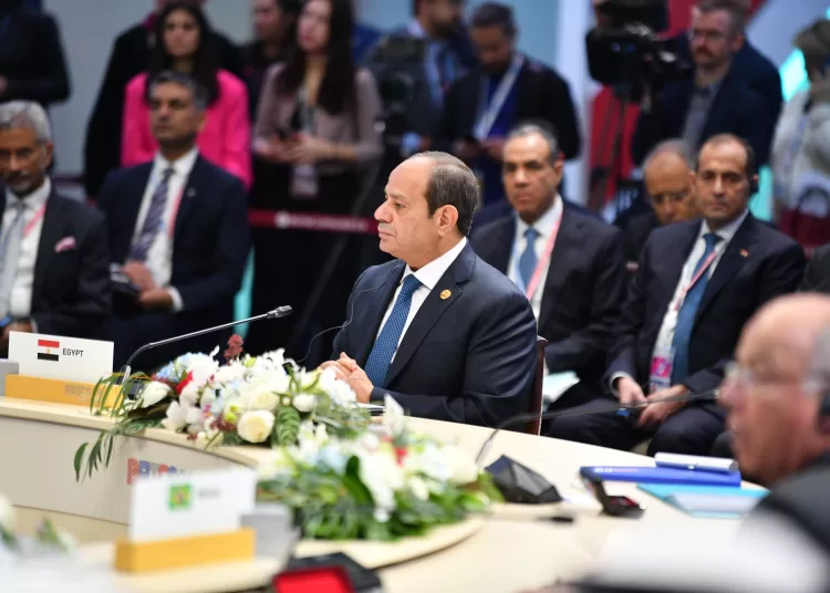 Sisi stresses Egypt's keenness on promoting cooperation with BRICS countries 2 - Egyptian Gazette Sisi stresses Egypt's keenness on promoting cooperation with BRICS countries 1 - Egyptian Gazette