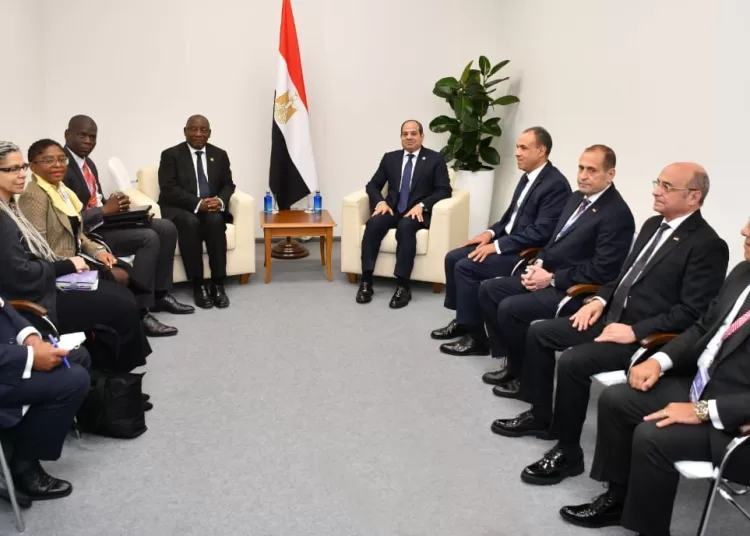 Sisi, Ramaphosa urge for maintaining joint efforts to serve interests of African, developing nations 1 - Egyptian Gazette