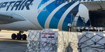Egypt sends humanitarian aid to Lebanon