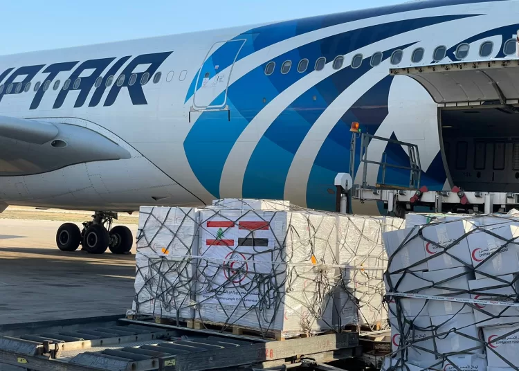 Egypt sends humanitarian aid to Lebanon 1 - Egyptian Gazette