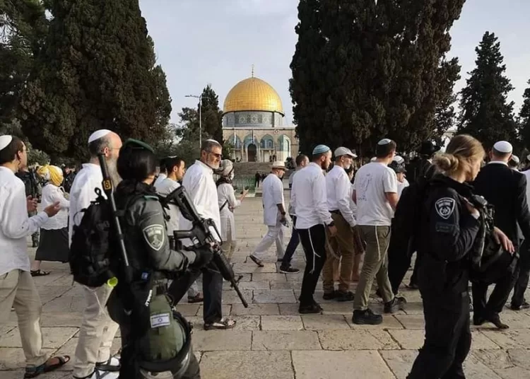 Hundreds of settlers storm Al-Aqsa Mosque under heavy Israeli protection 1 - Egyptian Gazette
