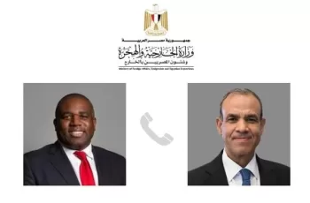 Egyptian, UK FMs discuss rapid & dangerous developments in Lebanon