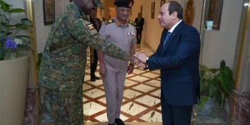 Sisi receives Uganda’s Chief of Defense Forces