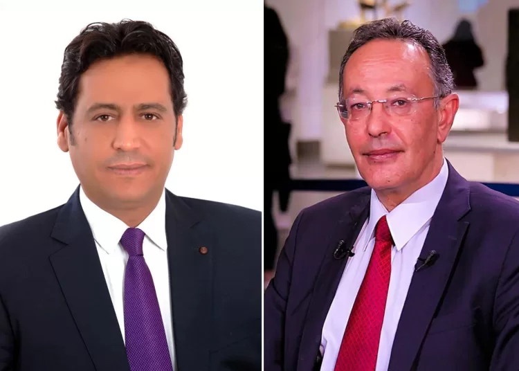 Ahmed Ghoneim (R) and Altayeb Abbas