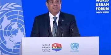 Sisi attends WUF12 opening ceremony