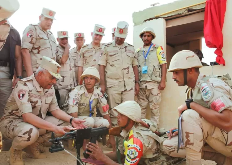 Defence min. inspects combat training system of Second Field Army 1 - Egyptian Gazette