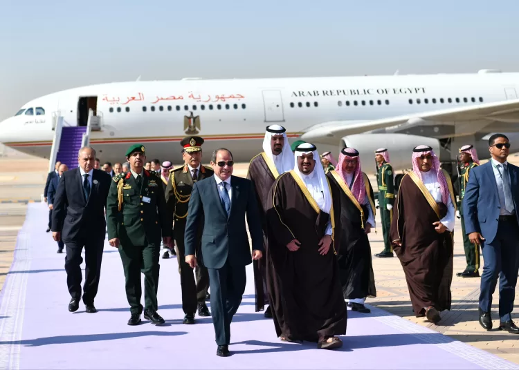President Sisi arrives in Saudi Arabia to partake in extraordinary Arab-Islamic Summit 1 - Egyptian Gazette