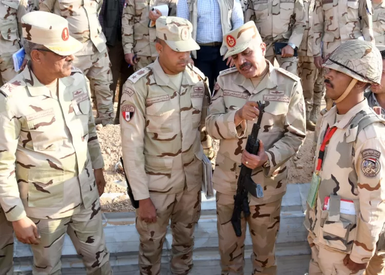 Chief of staff inspects army's units stationed east the Suez Canal 1 - Egyptian Gazette