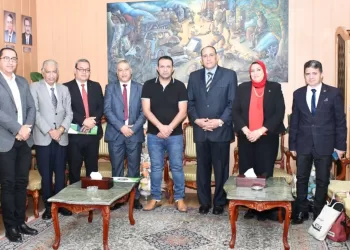 A seminar for Strategic Forum at Mansoura University