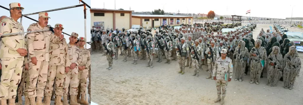 Chief of staff inspects army's units stationed east the Suez Canal 5 - Egyptian Gazette