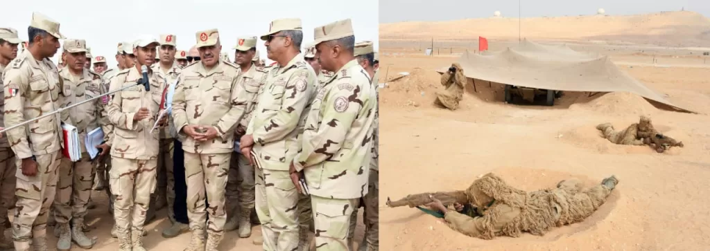 Chief of staff inspects army's units stationed east the Suez Canal 3 - Egyptian Gazette