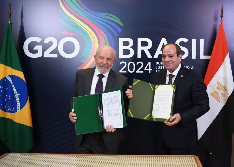 Egypt, Brazil decide to boost dialogue, intensify diplomatic ties 1 - Egyptian Gazette