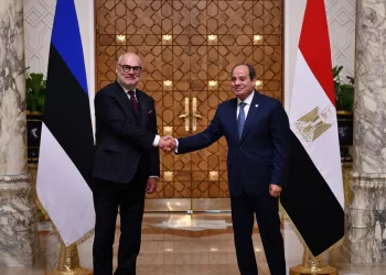 President Sisi receives his Estonian counterpart at Ittihadiya Palace