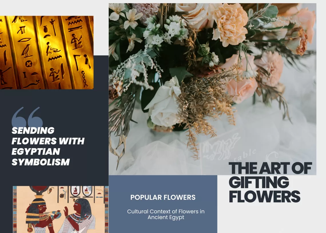 The Art of Gifting: Sending Flowers with Egyptian Symbolism 2 - Egyptian Gazette The Art of Gifting: Sending Flowers with Egyptian Symbolism 1 - Egyptian Gazette