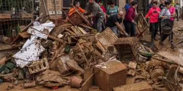 Crashing waves in a hilltop village, a night of terror from Spain’s floods