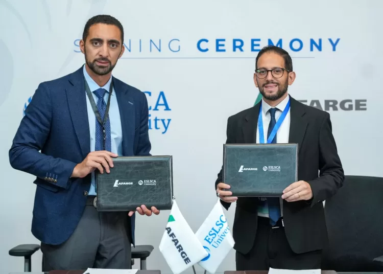 Lafarge Egypt announces strategic partnership with ESLSCA University to empower future leaders 2 - Egyptian Gazette Lafarge Egypt announces strategic partnership with ESLSCA University to empower future leaders 1 - Egyptian Gazette