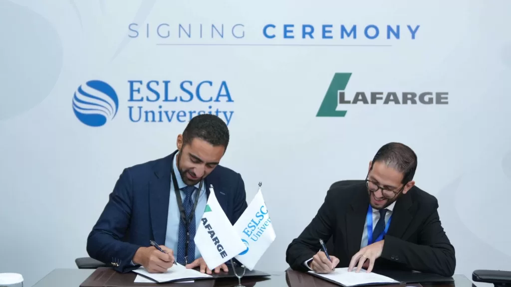 Lafarge Egypt announces strategic partnership with ESLSCA University to empower future leaders 4 - Egyptian Gazette Lafarge Egypt announces strategic partnership with ESLSCA University to empower future leaders 3 - Egyptian Gazette
