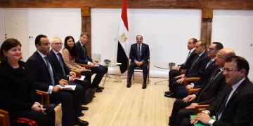 Sisi meets CEO of A.P. Moller-Maersk Group
