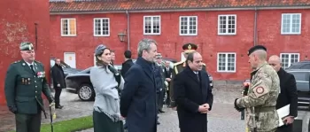 President lays wreath at memorial park in Copenhagen