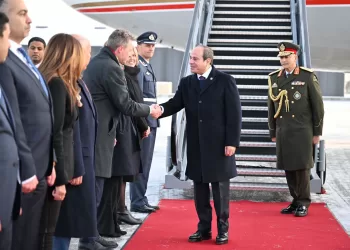 President Sisi arrives in Oslo as part of European tour