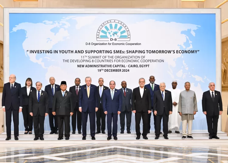 President poses for photo op with world leaders participating in 11th D-8 summit 1 - Egyptian Gazette