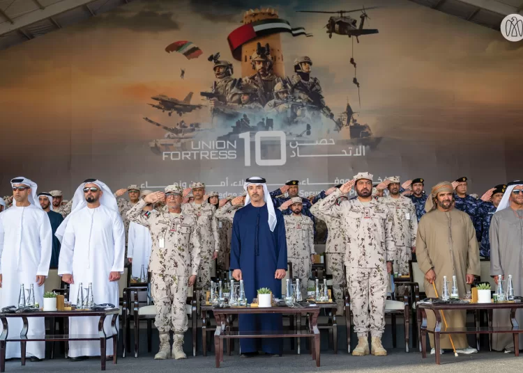 Hazza bin Zayed attends union fortress 10 military parade in Al Ain 1 - Egyptian Gazette