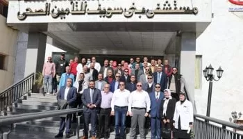 Health min. visits Beni Suef