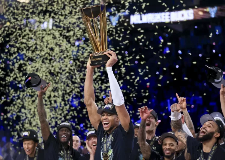Giannis, Bucks use 3-point barrage to beat Thunder 97-81 for NBA Cup title 1 - Egyptian Gazette
