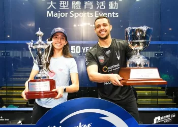 Egyptian duo claims HK squash titles