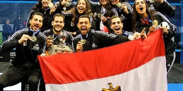 Egypt sweeps World Squash Team titles 1 - Egyptian Gazette Egypt sweeps World Squash Team titles