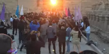 Sun aligns on Karnak Temple in coincidence with winter season