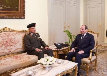 President Sisi receives defense minister