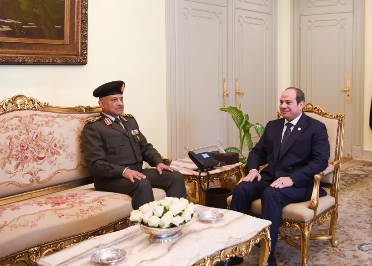 President Sisi receives defense minister 1 - Egyptian Gazette