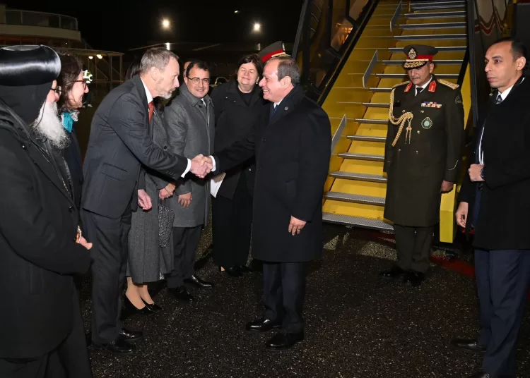 Sisi arrives in Copenhagen, first leg of Euro tour 2 - Egyptian Gazette Sisi arrives in Copenhagen, first leg of Euro tour 1 - Egyptian Gazette