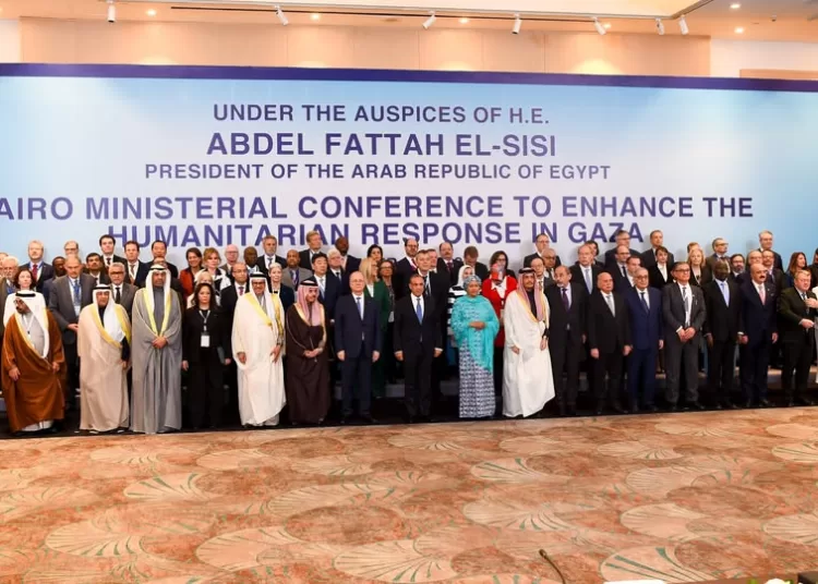 Cairo int'l conf. to Enhance Humanitarian Response in Gaza kicks off 1 - Egyptian Gazette