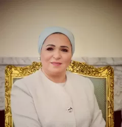 First lady highlights strengthening cultural ties between Egypt,Oman