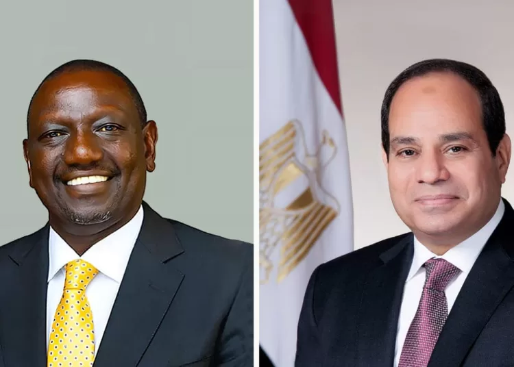 Sisi receives Kenyan president at Ittihadia Palace 2 - Egyptian Gazette Sisi receives Kenyan president at Ittihadia Palace 1 - Egyptian Gazette