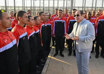 President Sisi visits Egyptian Military Academy