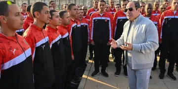 President Sisi visits Egyptian Military Academy