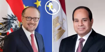 Sisi asserts to Austrian chancellor necessity of starting Gaza reconstruction efforts
