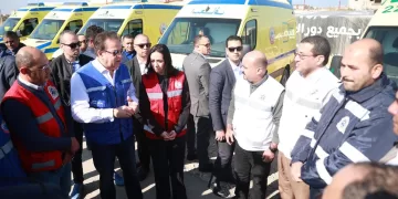 Ministers of health, social solidarity arrive in Arish to stand on final preparations of entrance of aid supplies to Gaza 1 - Egyptian Gazette Ministers of health, social solidarity arrive in Arish to stand on final preparations of entrance of aid supplies to Gaza