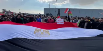 ‘No displacement!’ Egyptians voice solidarity with Palestinians