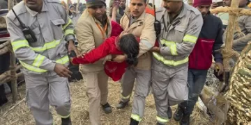 Police say at least 30 people have died in a stampede at the massive Maha Kumbh festival in India