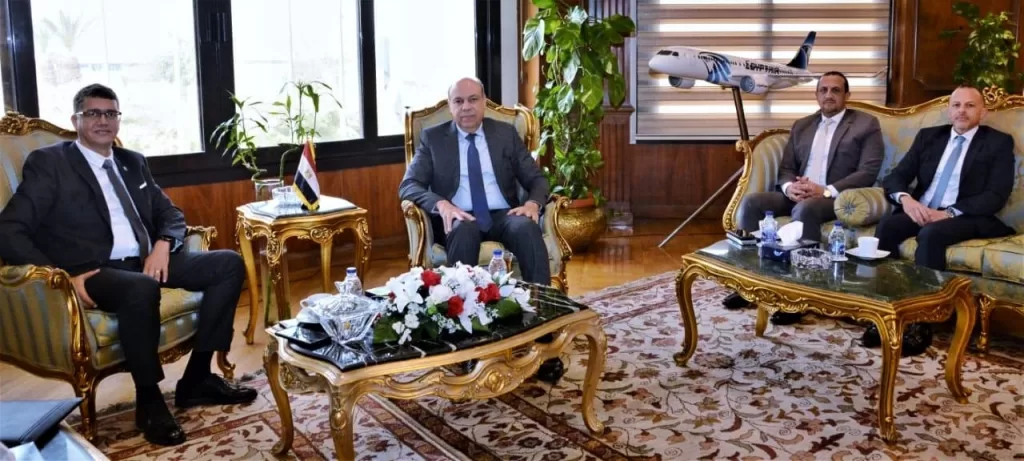 Hefni reviews ties with secretary-general of ACI Africa  3 - Egyptian Gazette