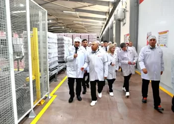 Industry min. attends opening of new production line