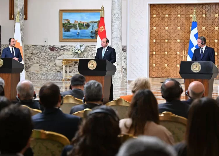 Egypt, Cyprus, Greece share views on how to address current challenges, crises in ME 1 - Egyptian Gazette