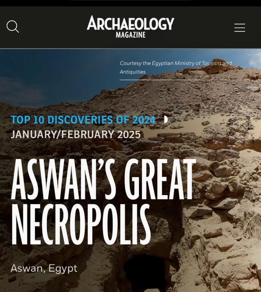 Aswan tomb discovery receives global acclaim  3 - Egyptian Gazette
