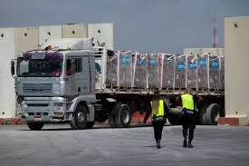 160 aid trucks enter into Gaza Strip