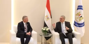 Petroleum min. discusses gas discoveries in western Mediterranean 1 - Egyptian Gazette Petroleum min. discusses gas discoveries in western Mediterranean