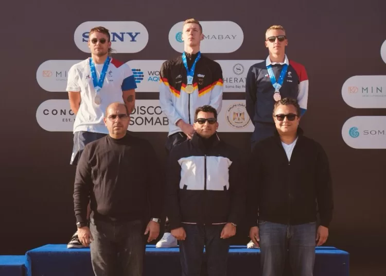 Sports Min. inaugurates 2025 world aquatics open water swimming cup 1 - Egyptian Gazette